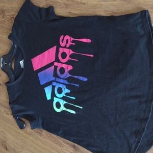 ADIDIAS PULL-OVER GIRL'S TOP.  VERY GOOD CONDITION...AND VERY PRETTY.